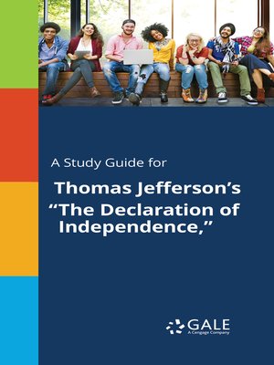 cover image of A Study Guide for Thomas Jefferson's "The Declaration of Independence,"